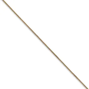 0.8mm 14k Yellow Gold Spiga Pendant Chain Necklace