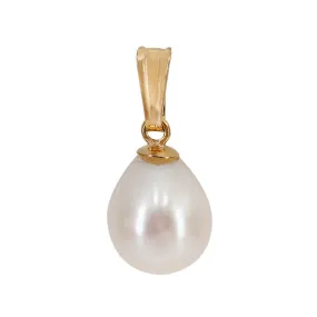 10k pearl pendant