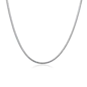 20 inches silver plated Italian Necklace Chain