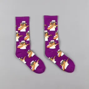 40s & Shorties Dab Socks - Purple