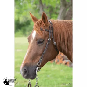 5/8” Floral Tooled Browband Headstall