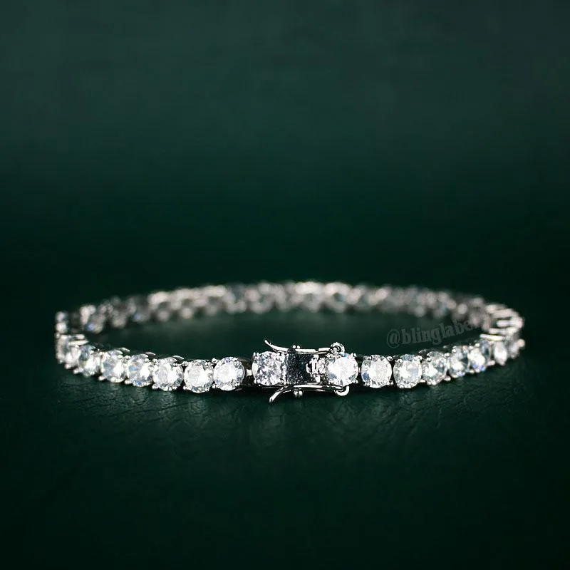 5mm Round Cut Tennis Bracelet Bundle