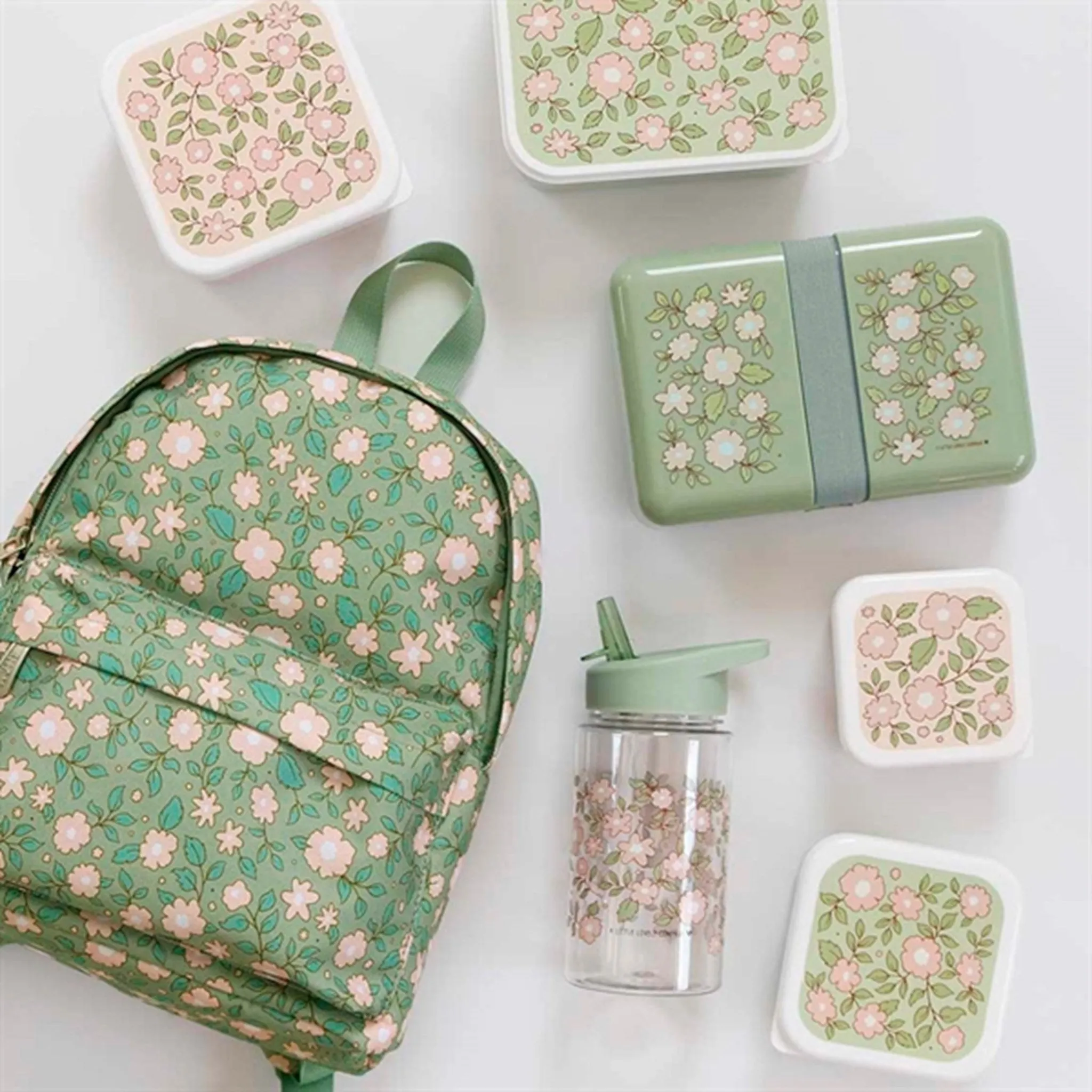 A Little Lovely Company Lunch Box Blossom Sage