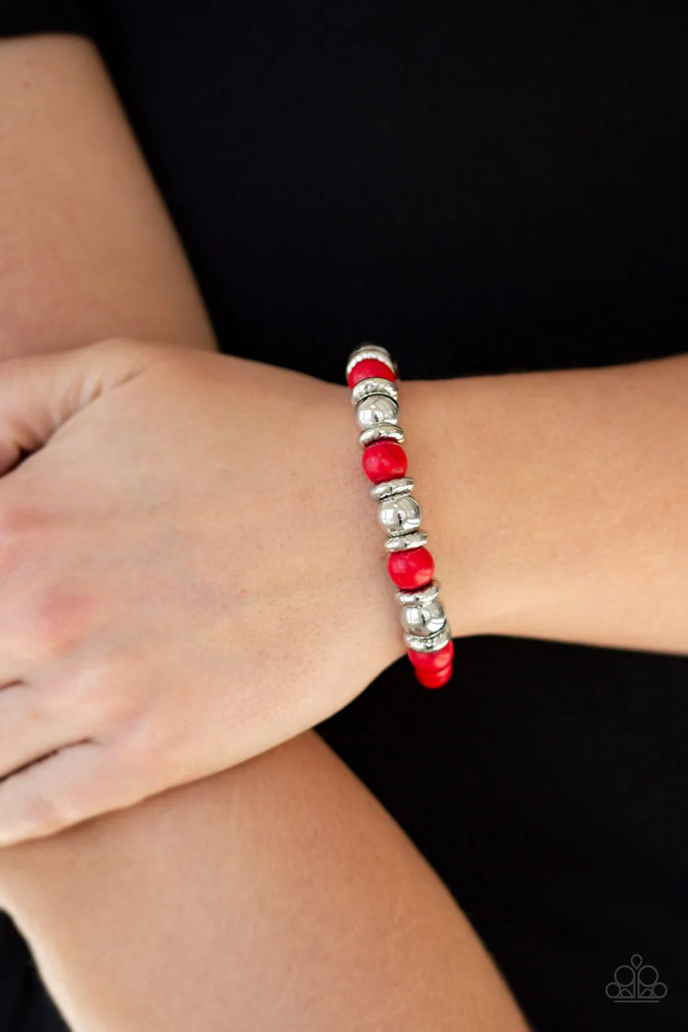 Across The Mesa Red-Bracelet