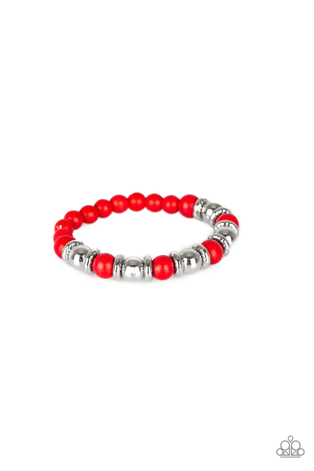 Across The Mesa Red-Bracelet