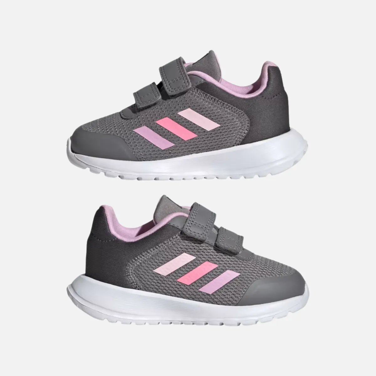 Adidas Tensaur Run Kids Unisex Shoes (0-3 year) -Grey Three/Bliss Lilac/Bliss Pink