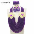 African Beads Jewelry Sets Crystal Beads