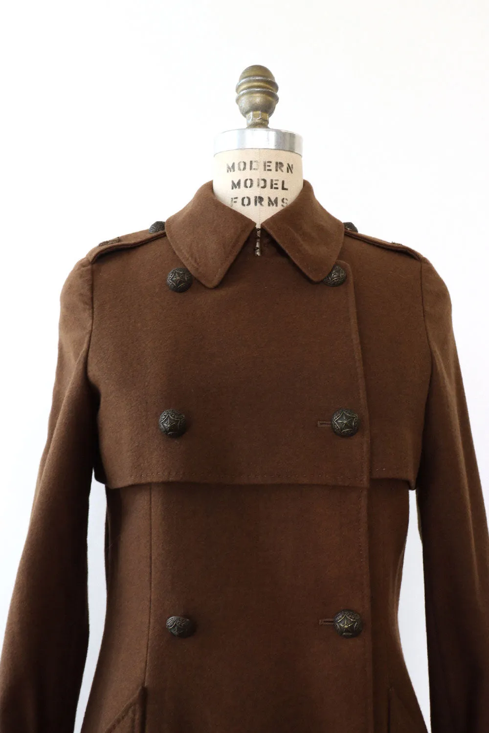 Alexander McQueen Structured Wool Coat XS