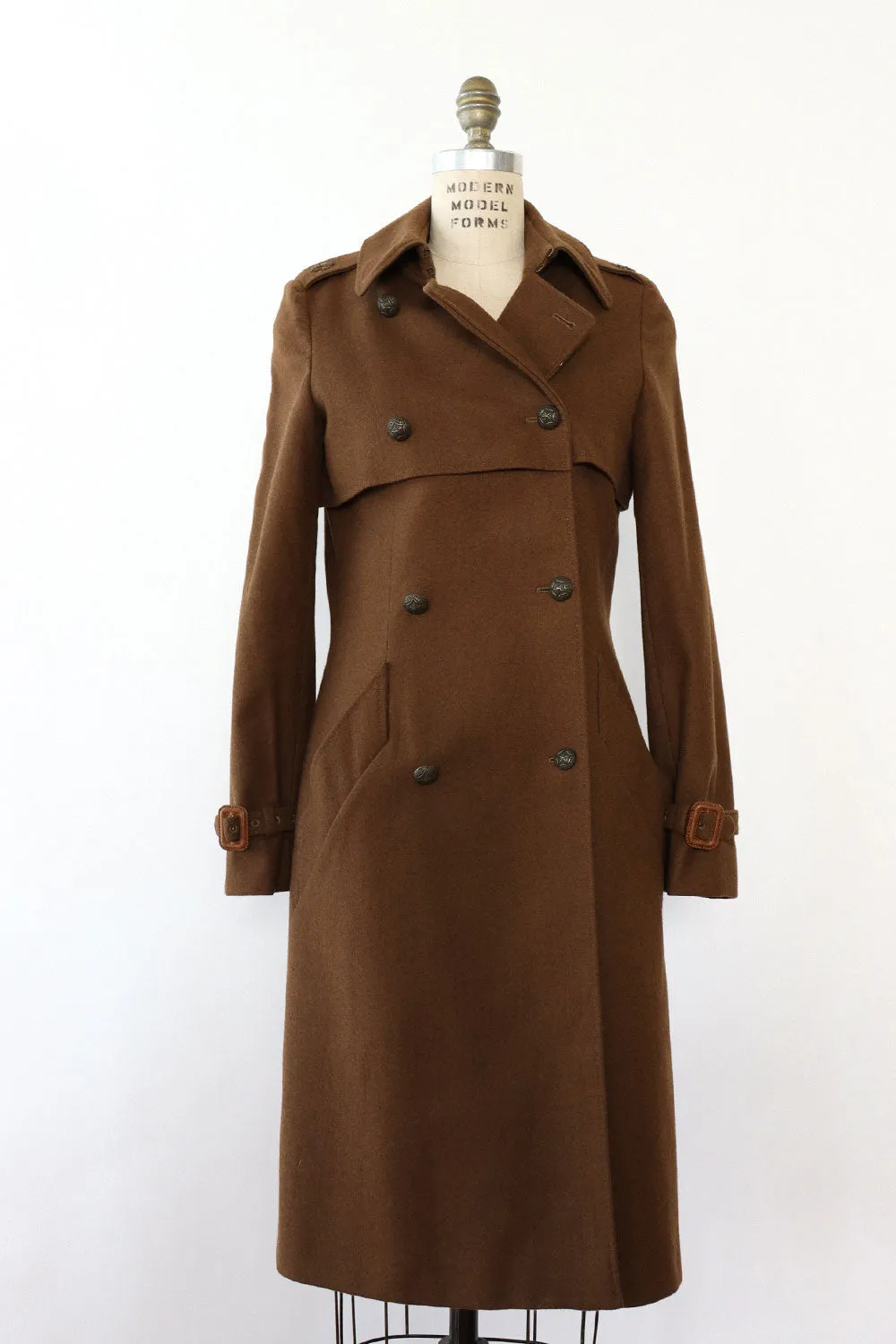 Alexander McQueen Structured Wool Coat XS