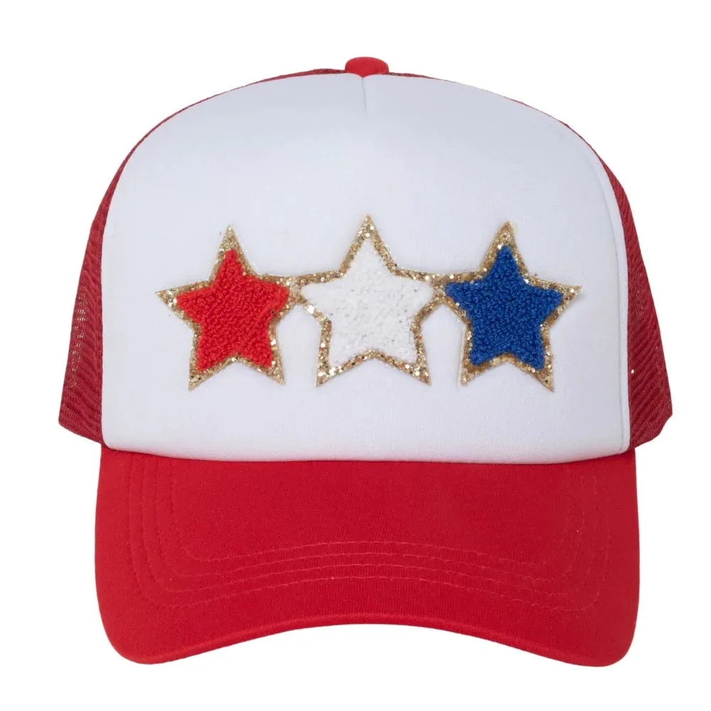 American Stars Chenille Trucker Hat