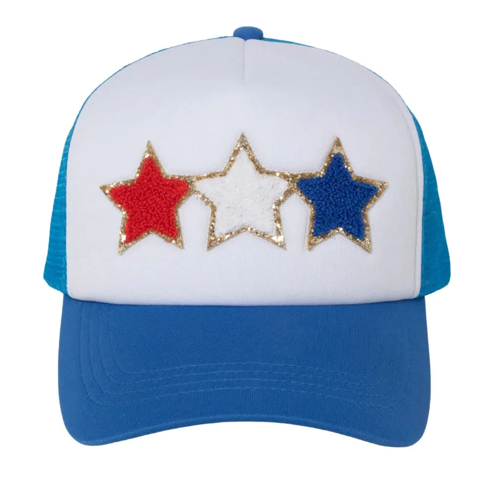 American Stars Chenille Trucker Hat