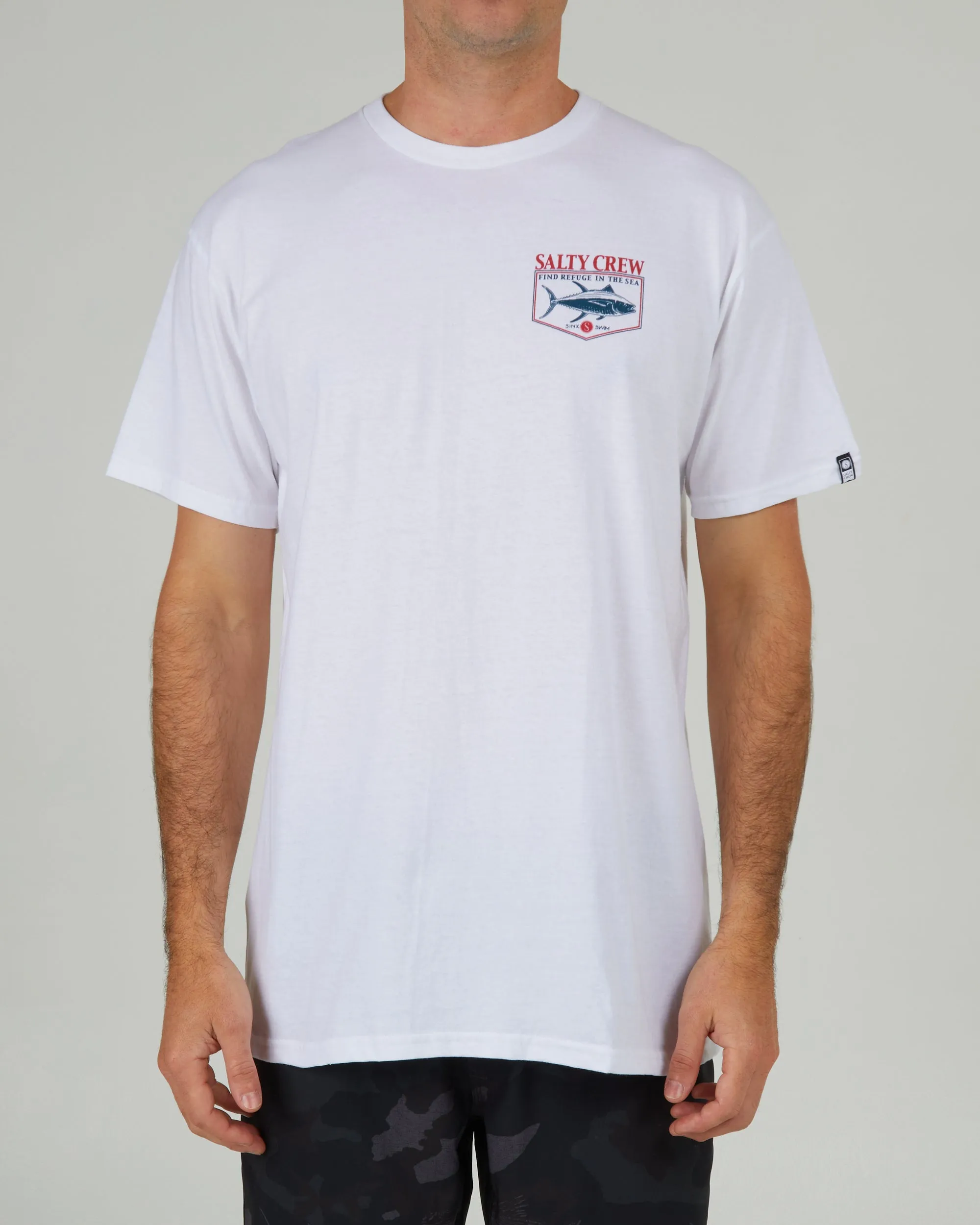 Angler White S/S Classic Tee