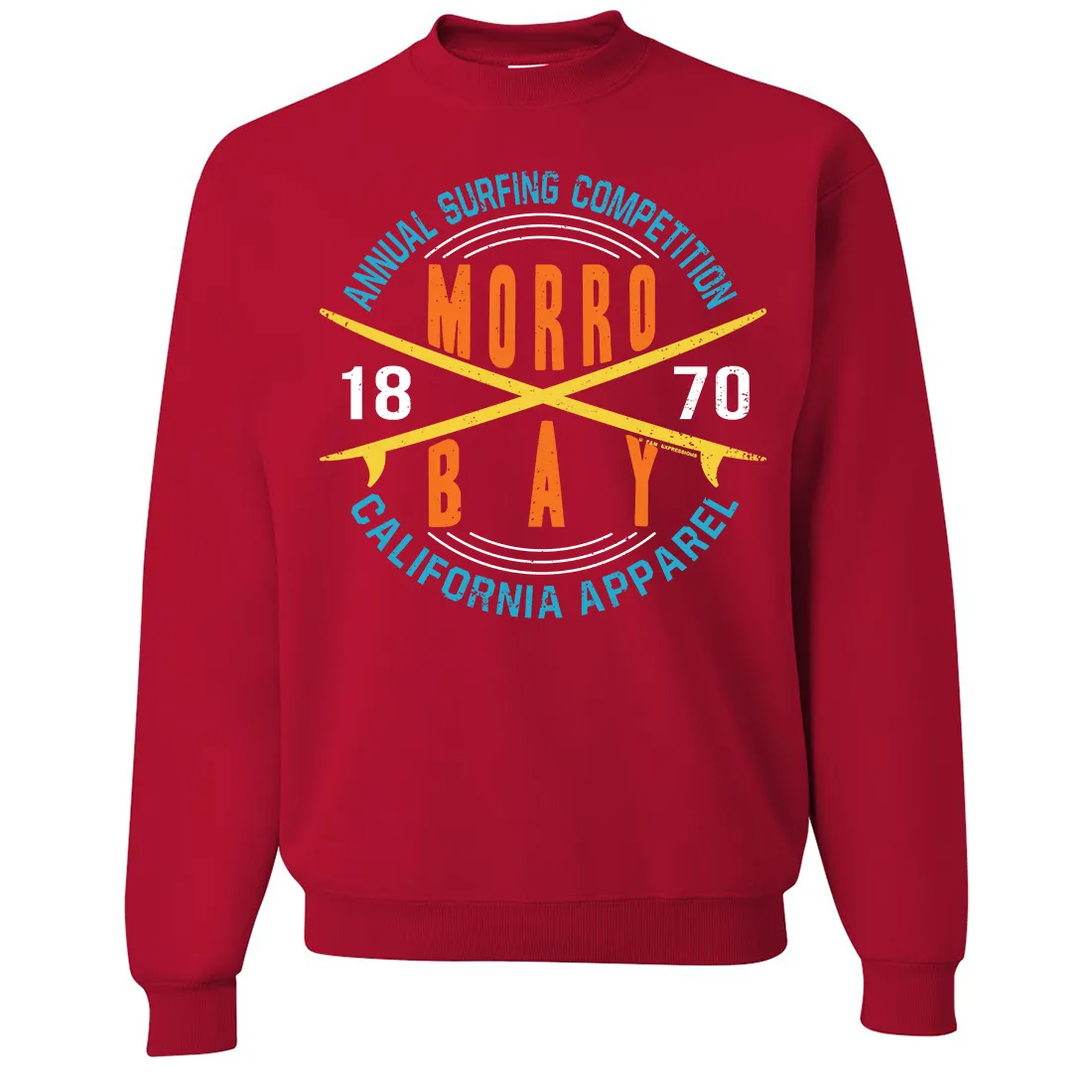 Annual Surfing Competition Crewneck Sweatshirt