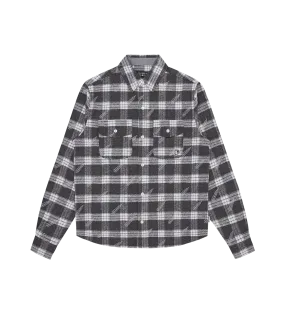 A/O PRINT CHECK SHIRT - GREY CHECK