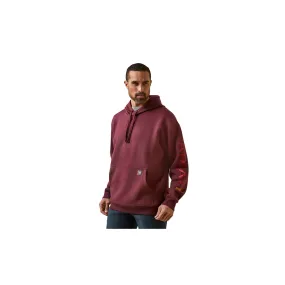 Ariat Rebar Graphic Hoodie Malbec Grey