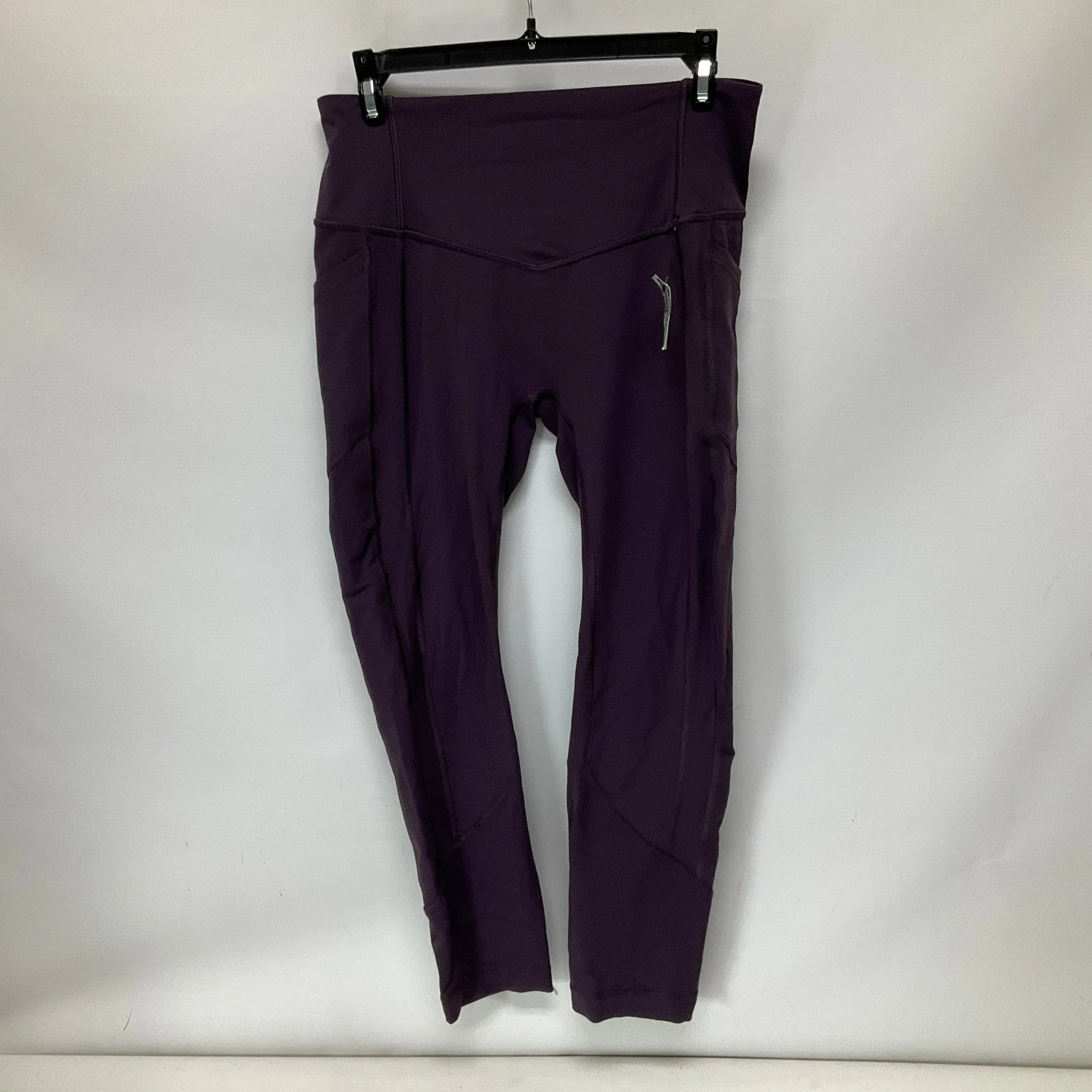 Athletic Leggings By Lululemon In Purple, Size: 8