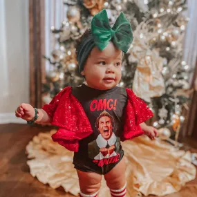 Baby OMG Santa Romper