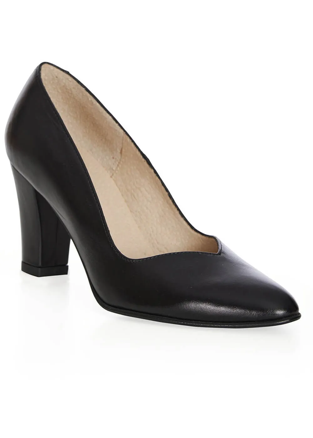 Banned Ava Leren 50's Pumps Black