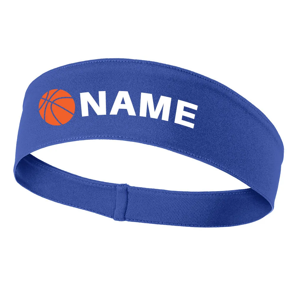 Basketball Printed Moisture Wicking Headbands for Men and Women - Personalization