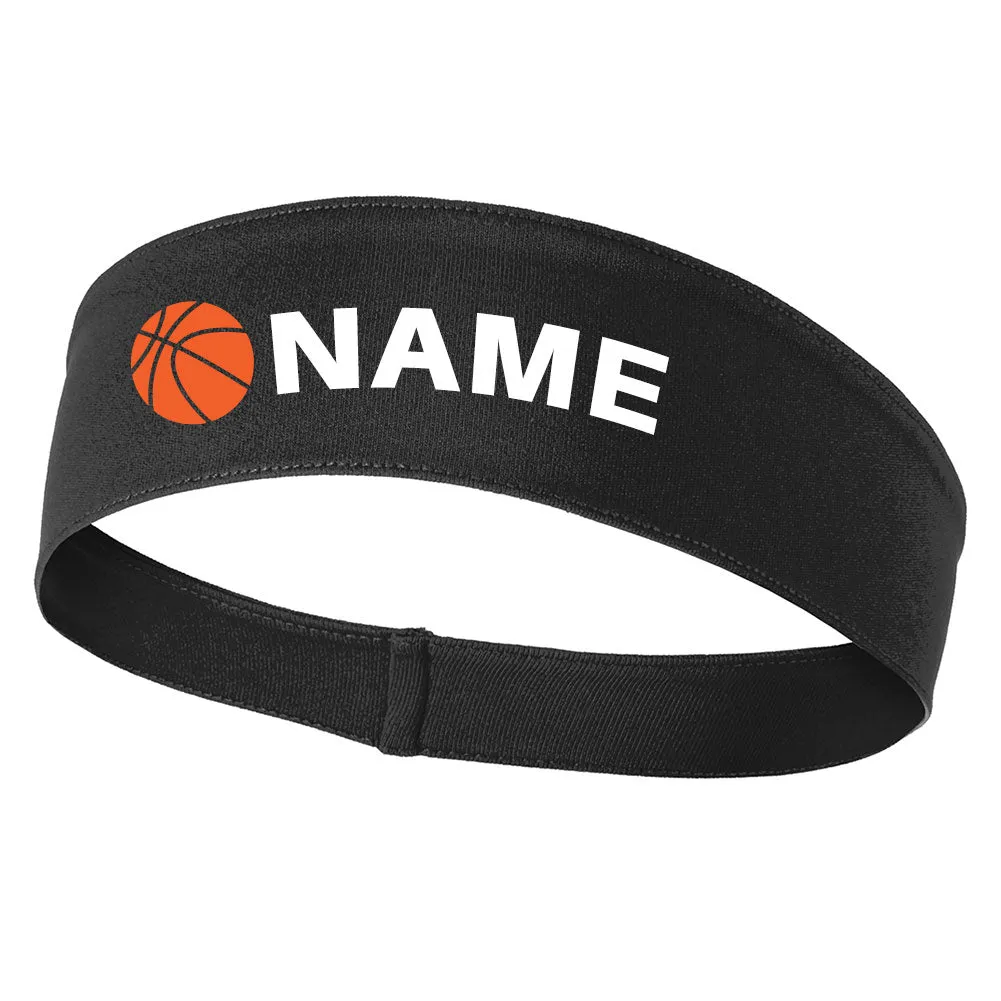 Basketball Printed Moisture Wicking Headbands for Men and Women - Personalization