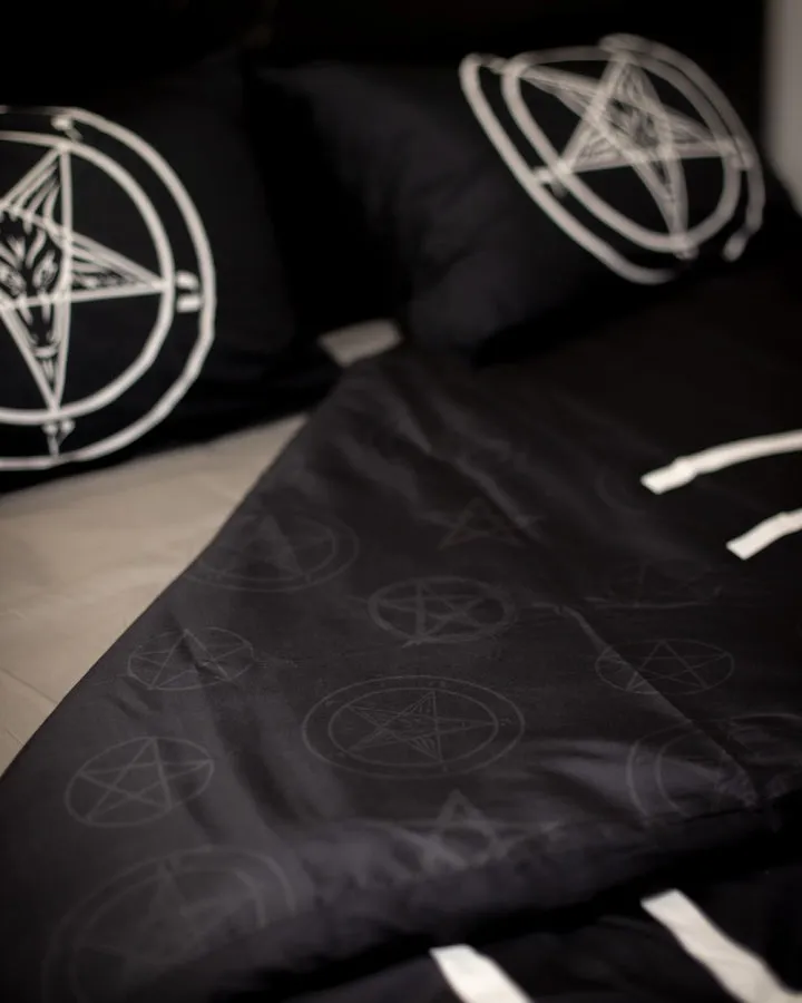 Bedsheet Set - Ave Satanas Quilt Cover & 2 Pillowcases