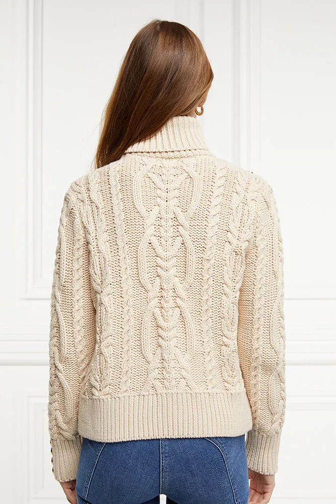 Belgravia Cable Knit - Oatmeal