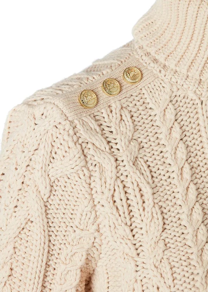 Belgravia Cable Knit - Oatmeal