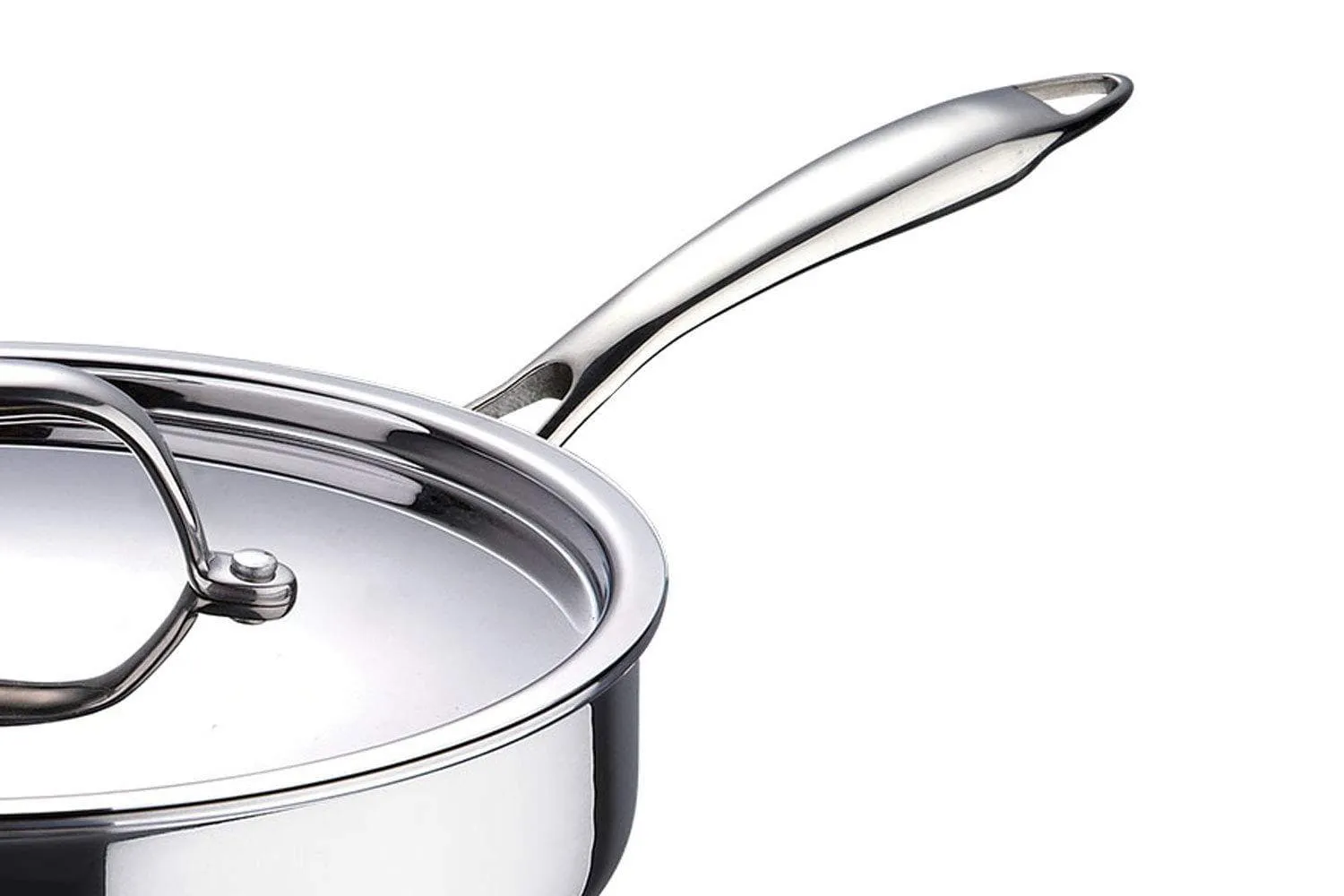 Bergner Argent Triply Stainless Steel SautePan