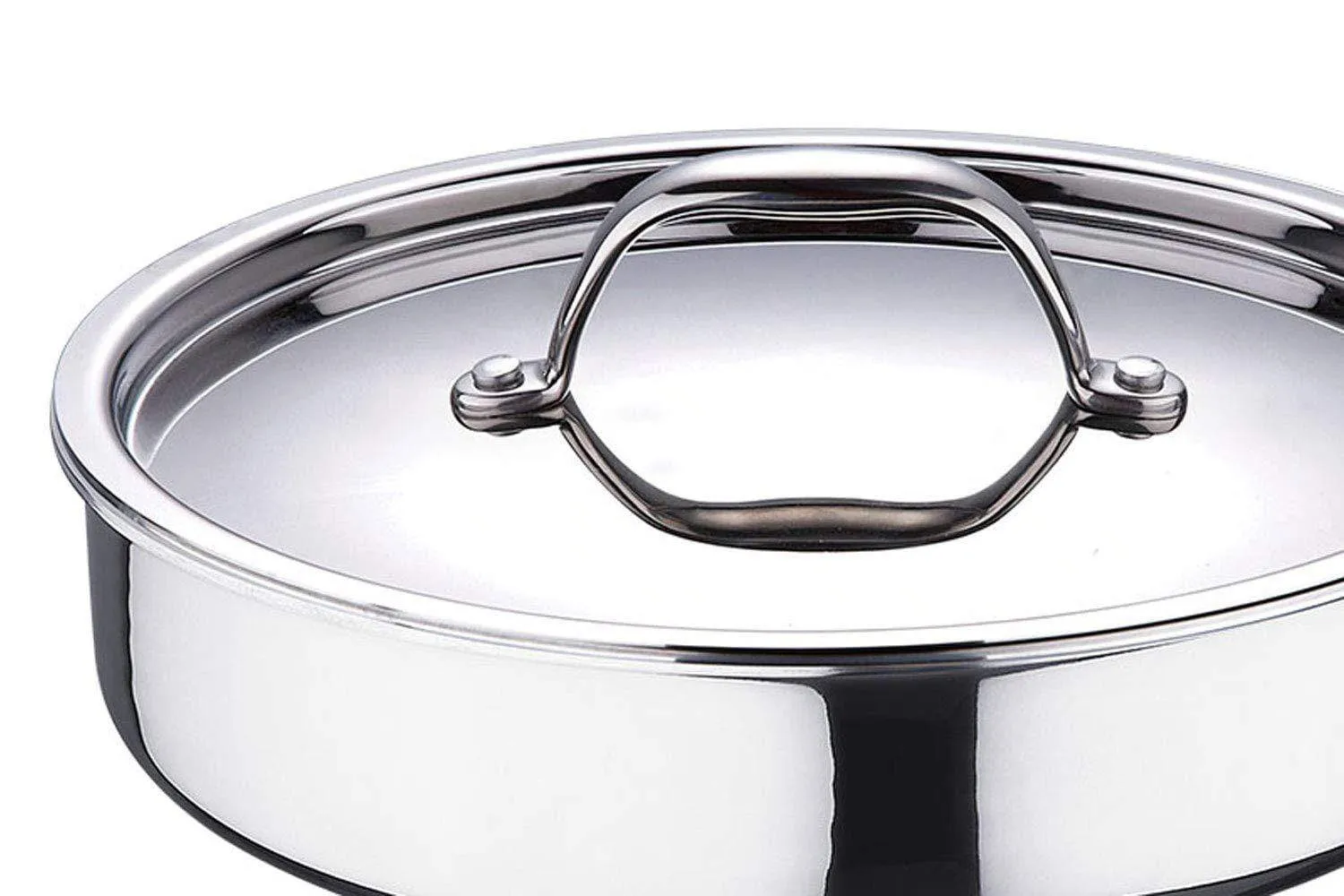 Bergner Argent Triply Stainless Steel SautePan