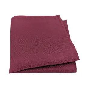 Berry Textured Pocket Square