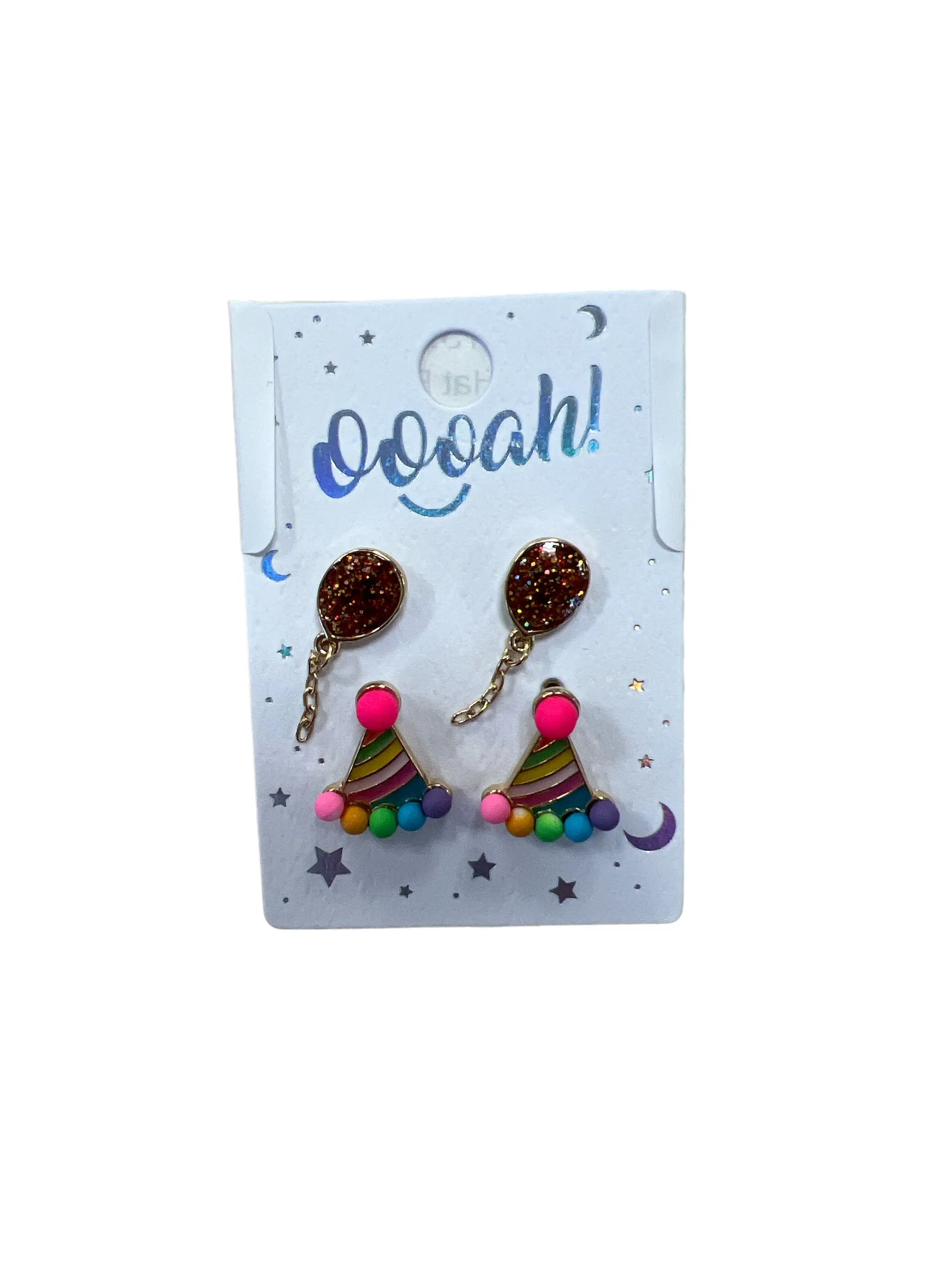 Birthday Hat Earring Set