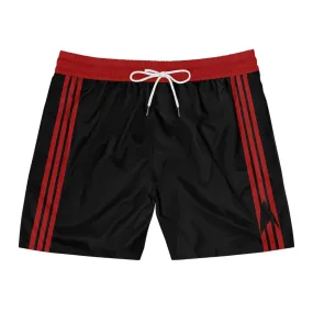 Boldy Go - Command Red Mid Length Swim Shorts