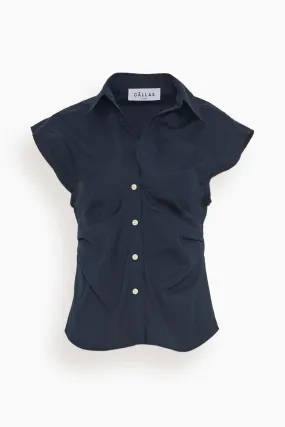 Brando Top in Navy