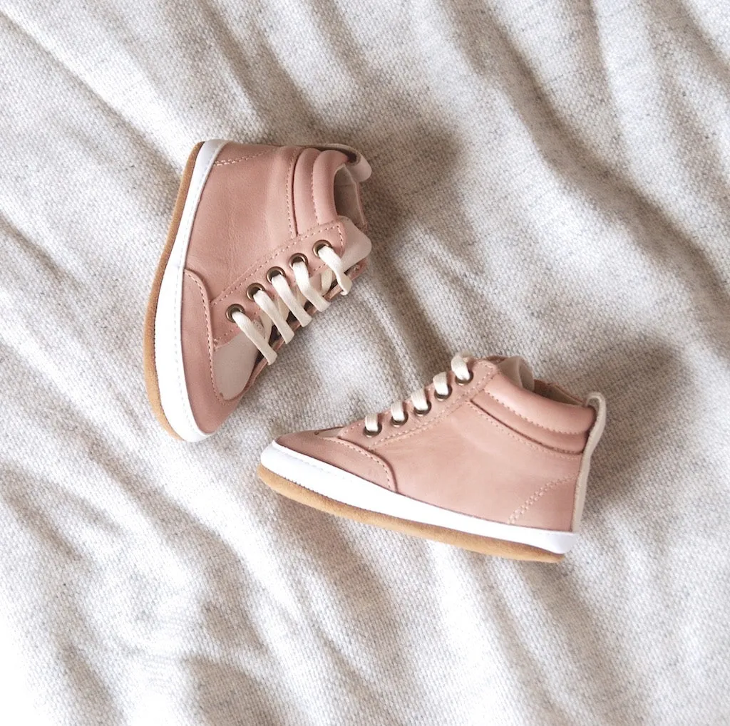 Brooklyn Baby High Top Sneakers Pink