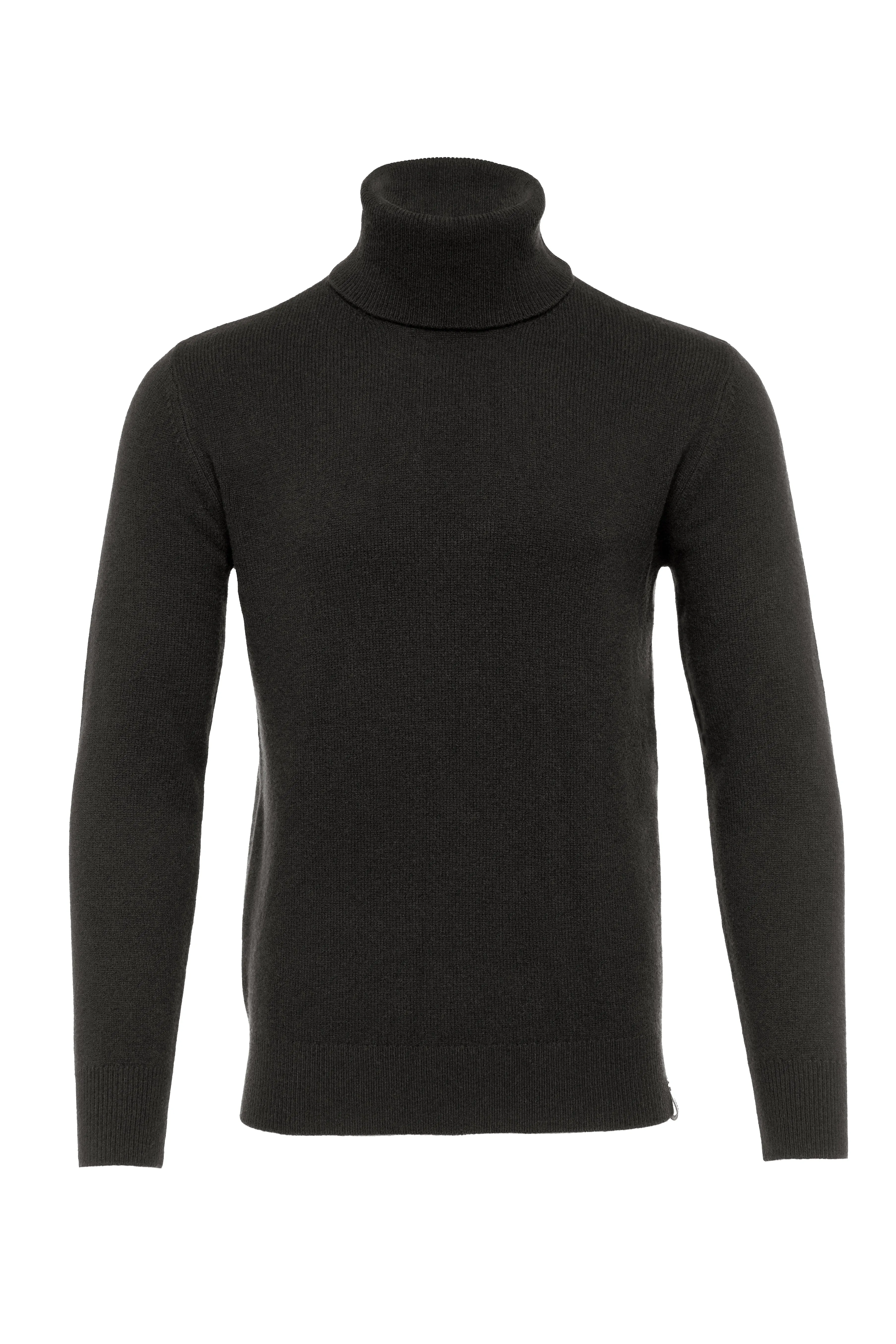 Byron Roll Neck Knit (Charcoal)