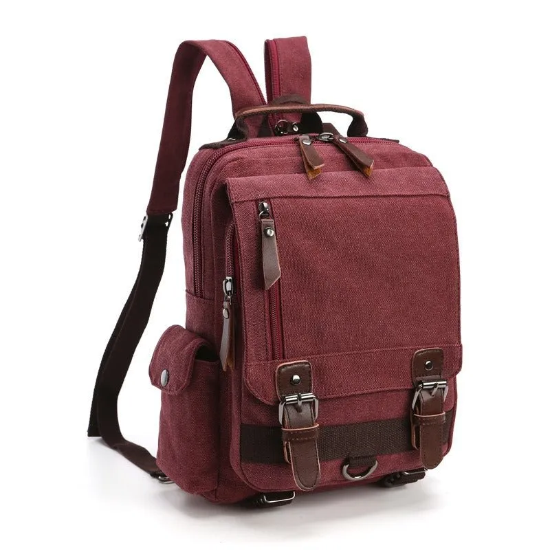 Canvas Backpack Men Travel Back Pack Multifunctional Shoulder Bag for Women Laptop Rucksack School Bags Female Daypack