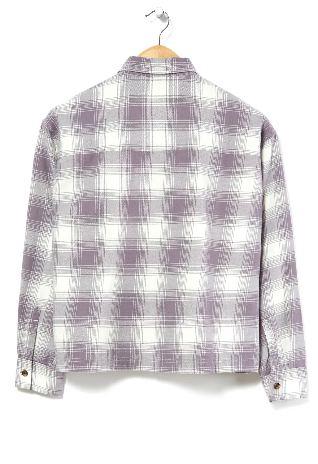 Carhartt WIP Deaver Women's Long Sleeve Shirt - Deaver Check Misty Thistle