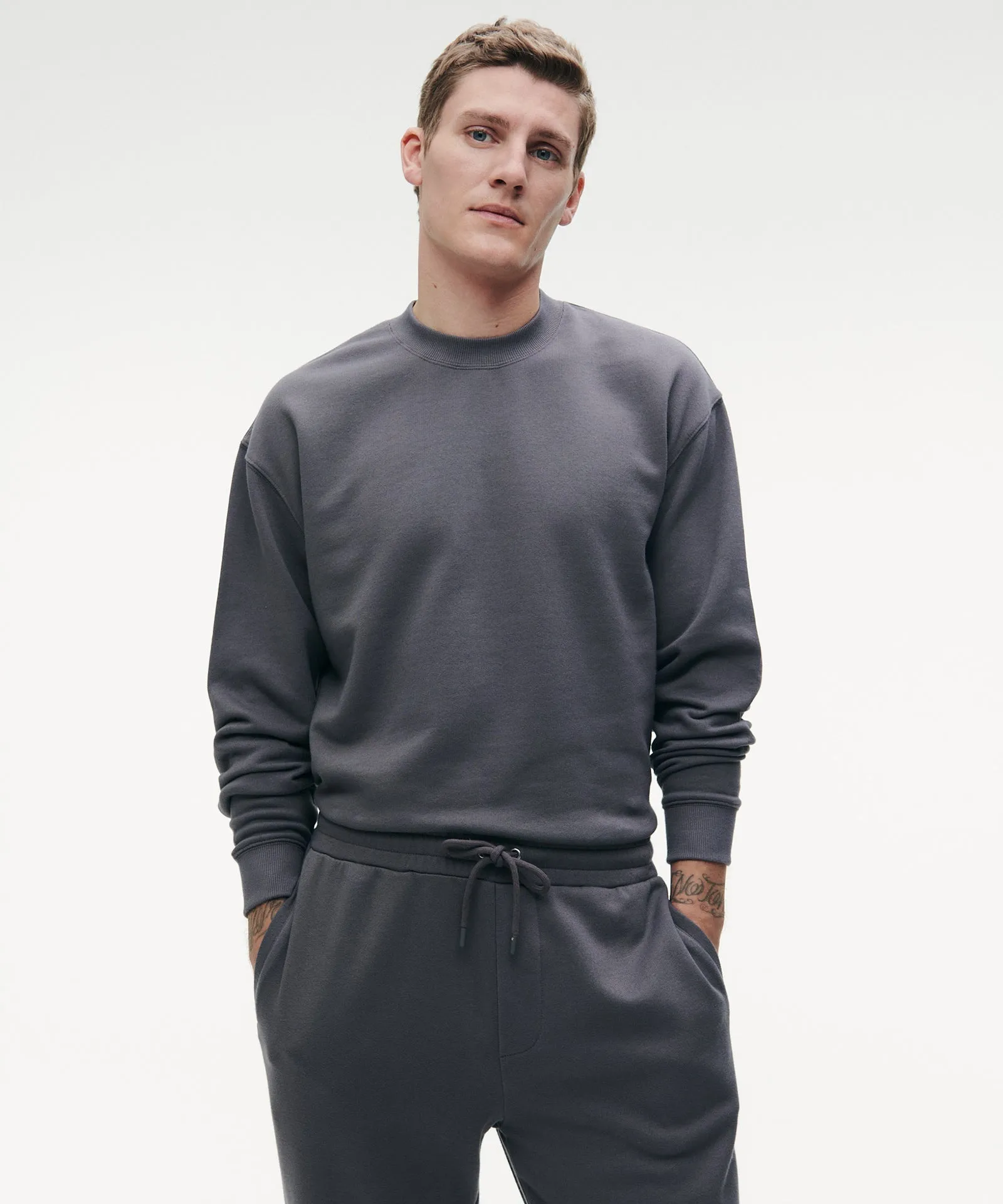 Cashmere Terry Crewneck Sweatshirt