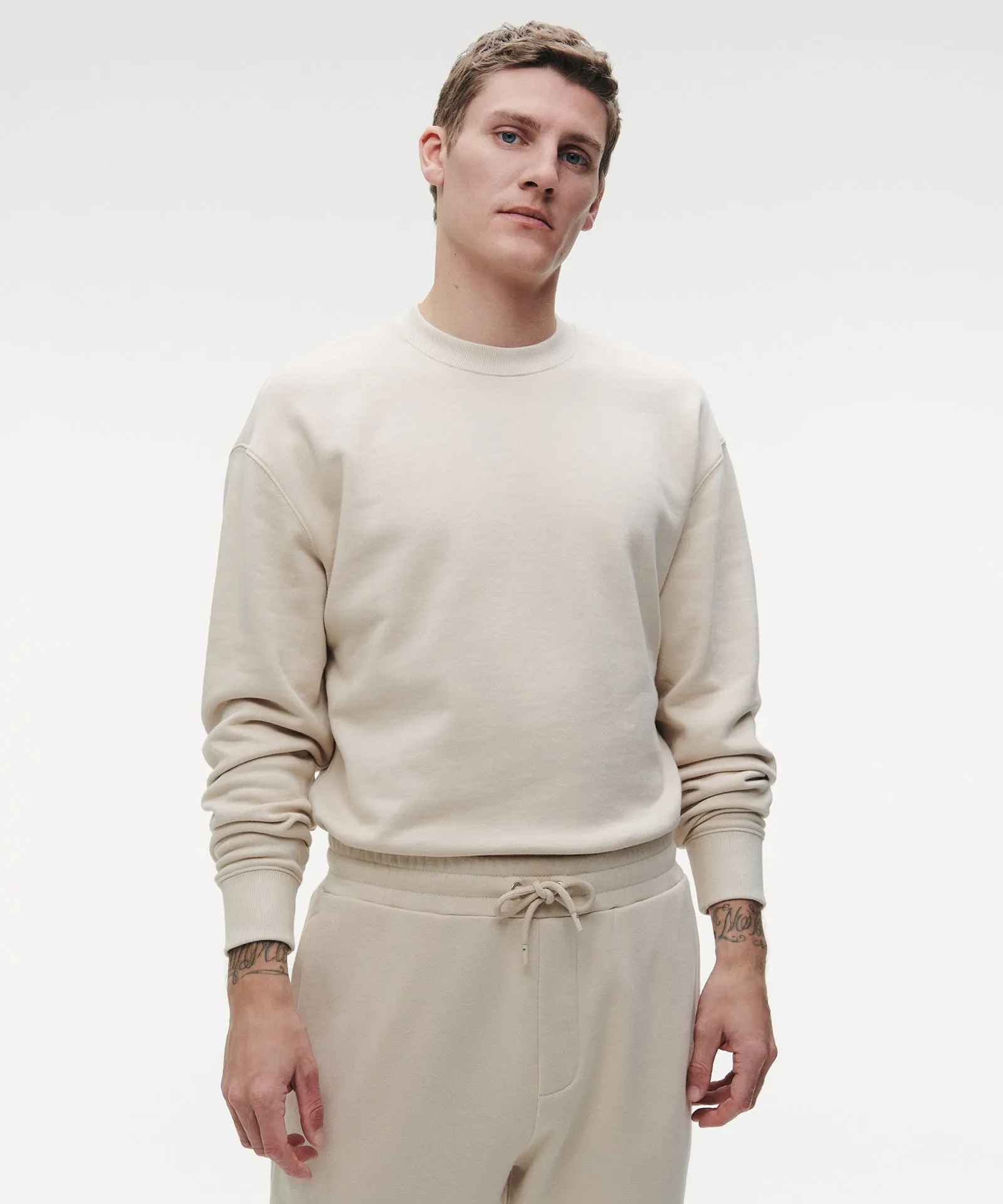 Cashmere Terry Crewneck Sweatshirt