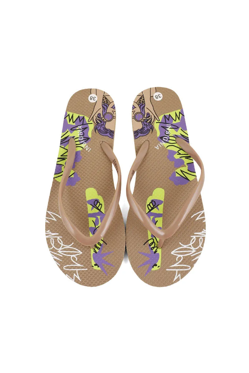 Casual Flip Flop I14124-Fawn