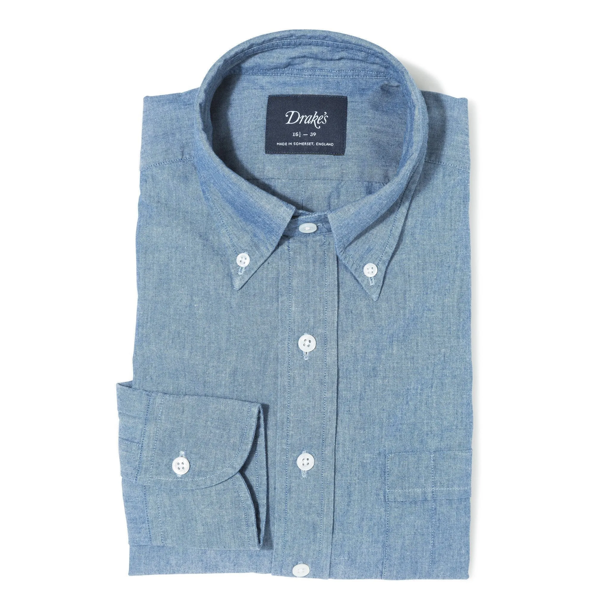 Chambray Button-down Shirt