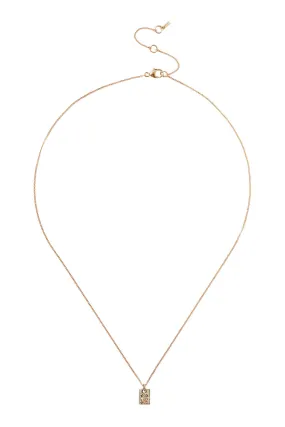 Chan Luu Petite Domino Necklace in Yellow Gold