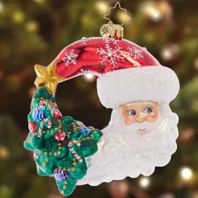 Christopher Radko Christmas With A Grin Santa Ornament