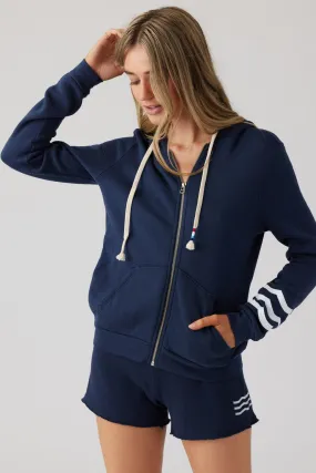 Coastal Waves Zip Hoodie