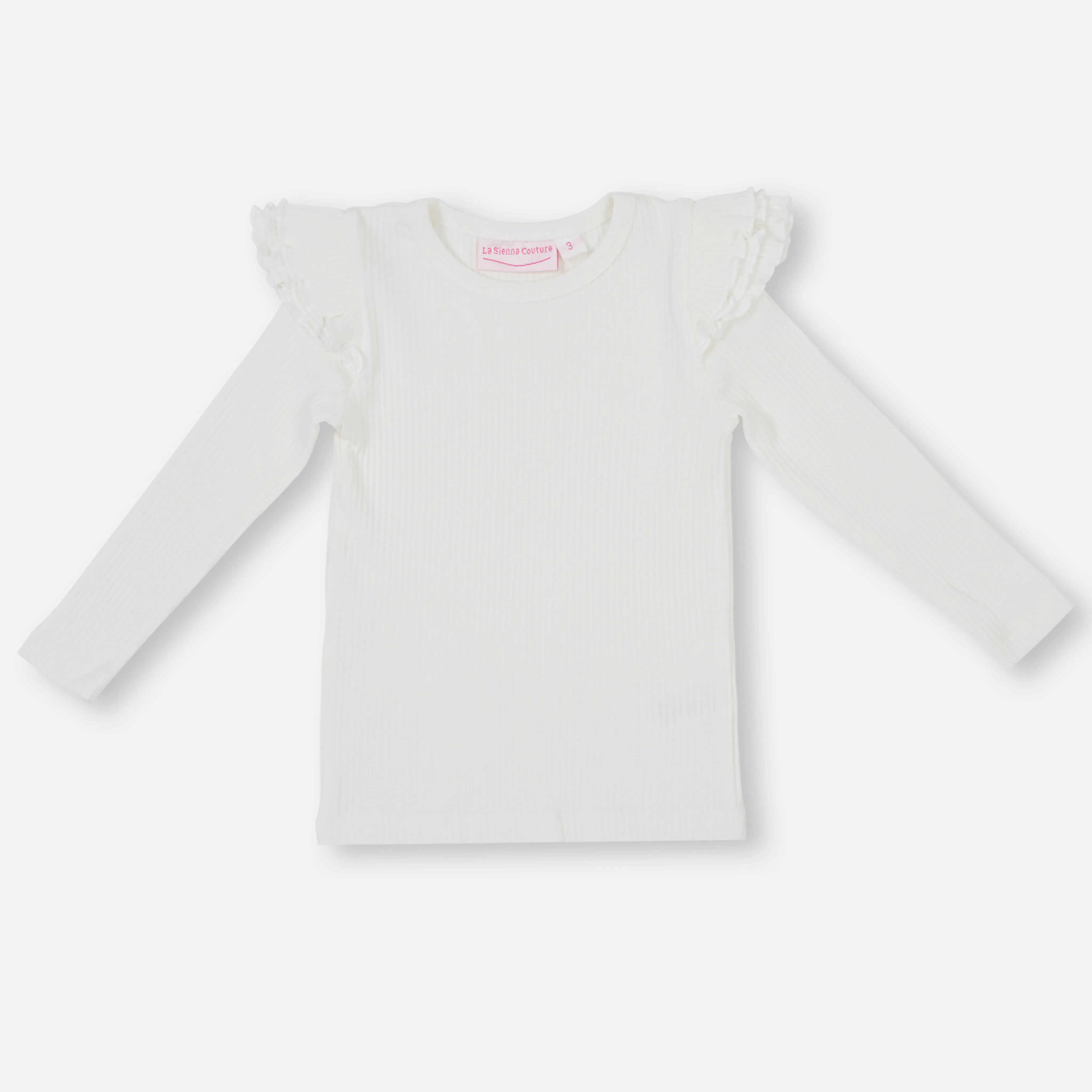 Cozy Long Sleeve Flutter - Coconut Milk