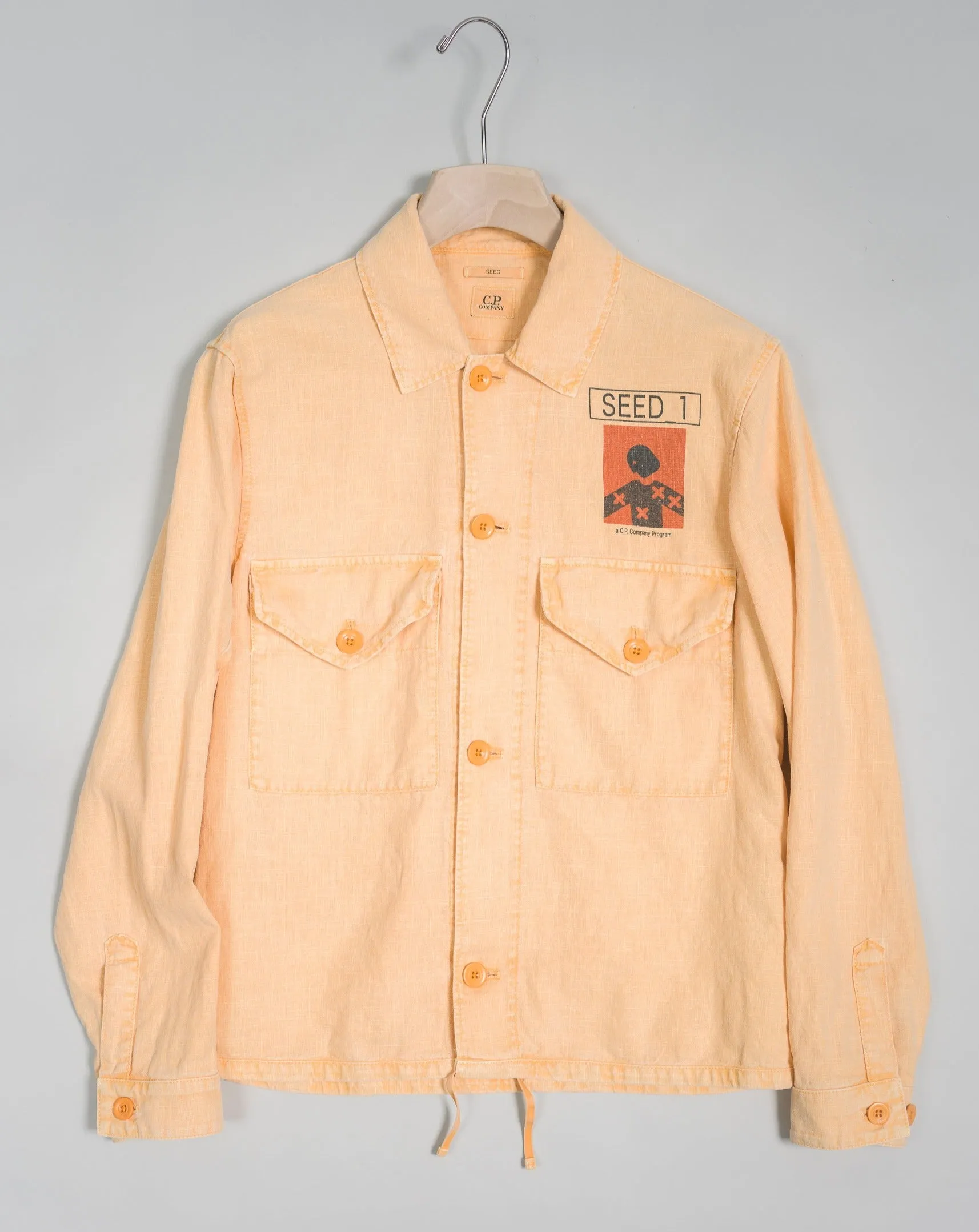 C.P. Company SEED_1 Tela Ortica Medium Jacket / Flame Orange