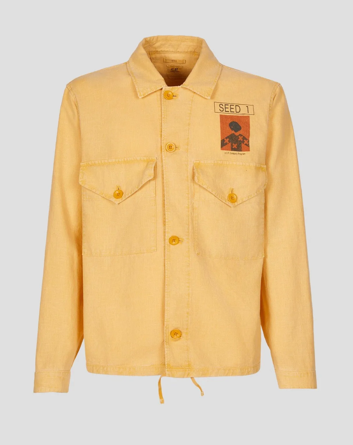 C.P. Company SEED_1 Tela Ortica Medium Jacket / Flame Orange