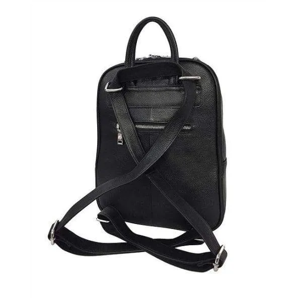 Cute Leather Lockable Conceal Carry Backpack by Roma Leathers