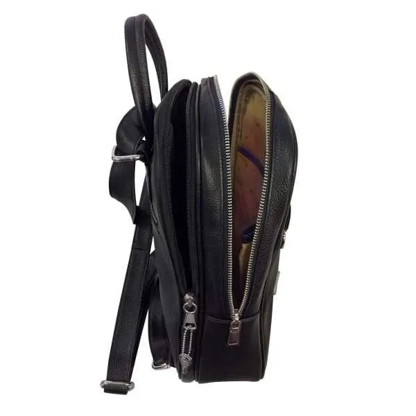 Cute Leather Lockable Conceal Carry Backpack by Roma Leathers