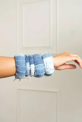 Denim on Denim 5 stack Big/Small bangles